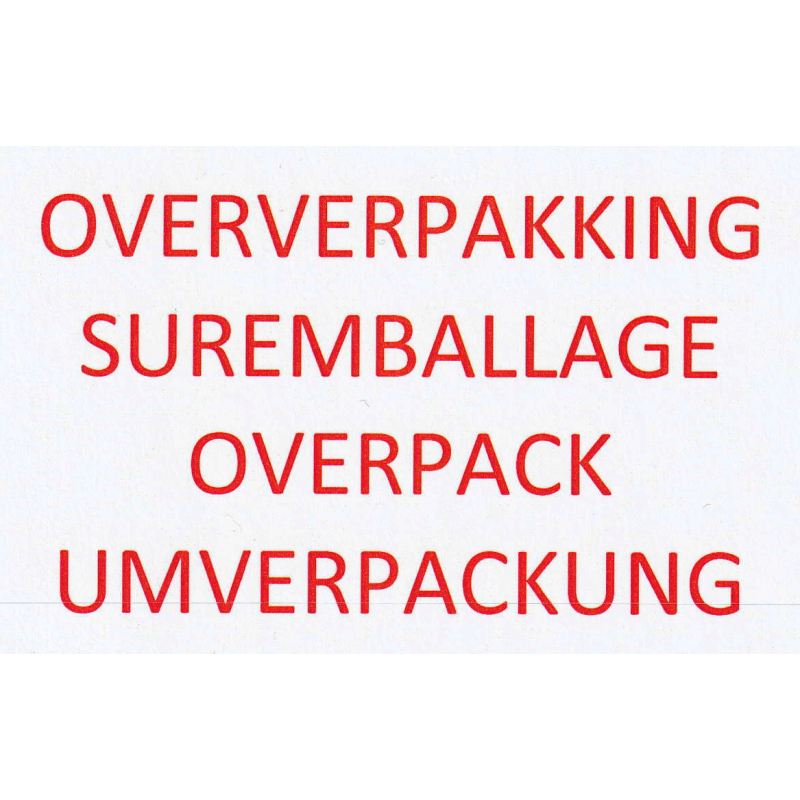 Etiket CDC Oververpakking (777024)